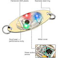Miniatyrbilde 5 av 5: 10 stk LED Fiskeblinkere Fiske-skjeer Under vann Blinker Bass Halibut Blinker Trolling Dyp Slipp