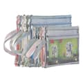 10-pack Färgade Dubbla Lager Mesh Dragkedja Väskor, Byggklossar Leksaksförvaring & Organisation