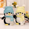 Miniatyrbild 4 av 5: Plush Pingvin Leksak Söta Utseende Super Mjukt Fullt Fyllt Sovhjälp Fylld Djurdocka Soffa Ornament Yellow L