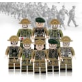 Miniatyrbild 1 av 5: Arméfigurer Set, Militär Leksakssoldater, Armékaraktärer Byggklossleksaker