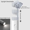 Miniatyrbillede 2 af 5: Skrivebordslampe 3 lysstyrkeniveauer, lamper med telefonholder (hvid)
