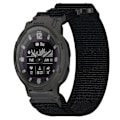 Miniatyrbillede 2 af 5: 22mm Nylon Urrem til Garmin Instinct Crossover Solar Black