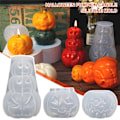 Miniatyrbillede 1 af 5: Halloween 3D Græskarlys Silikonforme DIY Kagebagning C