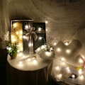 Miniatyrbillede 4 af 5: 20 LED Solcellelys Udendørs Energibesparende Julebryllupsdekoration