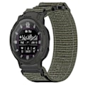 Miniatyrbillede 2 af 5: 22mm Nylon Urrem til Garmin Instinct Crossover Solar Grey
