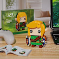 Pikkukuva 3 / 5: Link Rakennussarja, Link Hahmo Pitäen Mestarin Miekkaa ja Hylian Kilpeä, Lelut Lahjat Faneille Lapsille Aikuisten (177 Palasta)