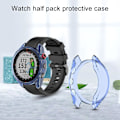 Pikkukuva 3 / 5: Suojaava kuori Kirkas naarmuuntumaton Tpu-kellokuori Suojaus Yhteensopiva Garmin Approach S62 Transparent Blue