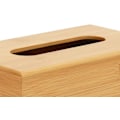Miniatyrbild 7 av 7: Rektangulär servettbehållare i bambu | Servetthållare | Servettdispenser | Servettlock | Servetter ingår ej | H8,5 x B25 x D14 cm |