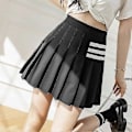 Miniatyrbild 2 av 5: 2023 Sommar Golfkläder Dam Vår Damvaror Shorts Kjol Lager Plisserad Kjol Casual Utomhus Sport Golfkläder Black XXL