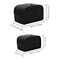 Miniatyrbilde 2 av 5: Støvdeksel for brødbaker, Toasterdeksel, Beskyttelsesdeksel for 2/4-skivers Toaster black M