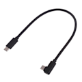 Miniatyrbillede 1 af 5: 1-pak 100W USB-C til USB-C kabel Type C til Type C opladningsledning 15cm/30cm Elbow 30cm