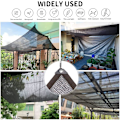 Miniatyrbillede 5 af 5: Skyggeklud til drivhus, 2x 4M solskærm, skyggeklud til have, pergola, terrasseplanter, drivhus, udendørs 2×4m