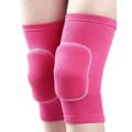1 Par Barn Halkfria Knäskydd Mjuka Knäskydd Knäskydd Andningsbara Rose Red M