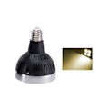 Pikkukuva 1 / 5: ZHOUBA E27 35W P30 PAR30 LED-lamppu Super kirkas valokeila koti- ja studiokäyttöön Black Case Warm Yellow Light