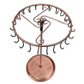 Miniatyrbilde 5 av 5: 23 Kroker Roterende Halskje Display Holder Henger Armbånd Smykke Stativ Stativ Antique Brass