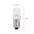 Pikkukuva 4 / 4: 5 kpl E10 Led-lamppu E10 DC 3V 4.5V Instrumenttilamppu E10 Merkkivalolamppu Vanhanajan Taskulamppulamppu xi S20241227444