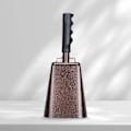 Miniatyrbilde 4 av 5: Håndholdt Metallisk Jubelku-Klokker med Ergonomiske Håndtak for Sportsarrangementer og Festivaler Brown 1PCS