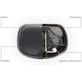 Miniatyrbillede 5 af 5: Næsefri, komfortabel bred cykelsadel med memory foam polstret cuz