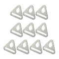 Miniatyrbilde 1 av 5: 10 stk Justerbar Trekant med Stang Svingbar Klips D Dee Ring Spenne Støpt 25mm