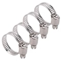 Miniatyrbillede 3 af 8: 20 stk. Slangeklemmer Klemme Indvendig Rille Ydre Hex 304 Rustfrit Stål Fastgørelseselement Hardware