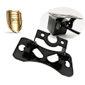 Miniatyrbild 2 av 4: Universal Bil Bakkamera Monteringsfäste Svart Rostfritt Stål Hållare Fodral För Dvr/backspegel/backkamera 4 PCS
