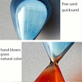 Miniatyrbillede 5 af 5: Timeglas i glas, dekorativt sandur til hjemme- og kontorindretning, julepynt, festlig timer til klasseværelset og køkkenspil, kreativ gave B(30min)