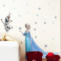 Miniatyrbild 2 av 4: 1:a Frozen Disney Väggdekaler Frozen Vardagsrum Avtagbar Els