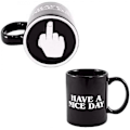 Miniatyrbillede 2 af 3: SSRGV Hav en god dag Kaffe Kops Midt Finger Sjov Kop til Kaffe Mælk Juice-B16