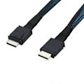 Miniatyrbilde 2 av 5: For PCIe Oculink SFF 8611 4I til Mini SAS SFF-8611 4I Server Super Speed Kabel Dataforlengelse Hann til Hann Overføringskabel