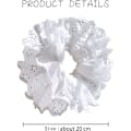 Miniatyrbillede 2 af 5: Store hårelastikker Blonderelastikker Elastiske hårbånd Reb hårelastikker til kvinder Bløde hårelastikker Scrunchie Bobbles Hestehaleholder