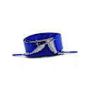 Pikkukuva 1 / 4: Silkkisatiininauhat, litteät nauhat saappaisiin Royal blue 120CM