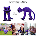 Miniatyrbillede 6 af 6: Super JAKES Catnap monster plys, Smiling Critters plyslegetøj, CatNap plys Smiling Critters pude serie figur trykaflastning plys dukke gaver(30cm)