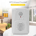 Miniatyrbild 3 av 5: Sensorrörelse Dörrklocka Switch Mp3 Infraröd Dörrklocka Trådlös Pir Rörelsesensor Röstmeddelande Välkommen
