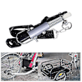 Miniatyrbild 2 av 3: Universal cykelvagnskoppling Snabbkoppling Stål Länk Trailer Koppling Adapter Fäste
