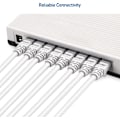 Miniatyrbillede 7 af 7: 5-pak 10 Gbps snagless kort Cat6 Ethernet-kabel (Cat6-kabel, Cat 6-kabel)