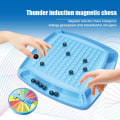 Miniatyrbild 3 av 8: Magnetiskt Schackset, Magnetiskt Set, Bärbart Schackbräde Pe Magnetic induction chessB 3PCS