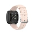 Miniatyrbillede 3 af 5: Læder Urrem Til Fitbit Versa 3 / Sense Light Pink