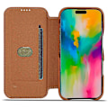 Miniatyrbillede 2 af 5: LC.IMEEKE Til iPhone 16 Pro Max Etui Kortholder Stativ Læder Telefon Cover Multicolor Style C
