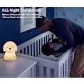 Miniatyrbillede 4 af 4: Børnenes Natlampe, Blød Silikone Hvalpe Natlampe Baby Forældre Natlampe Genopladelig, Farveskiftende Sengelampe