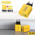 Miniatyrbilde 8 av 10: 65W USB C Lader Hurtiglading EU Plugg PD USB-C Type-C Hurtiglading yelllowB EU PLUGG yelllowB EU PLUGG yelllowB EU PLUG
