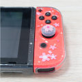 Miniatyrbild 4 av 4: Skyddande skal i TPU för Nintendo Switch, mjukt glitterfodral, rosa, flickmotiv, körsbärsblomma Cherry blossom protective shell