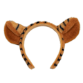 Miniatyrbillede 1 af 5: Små Tiger Pandebånd med Hale Tiger Ører Hårbøjle Tegneserie Tiger Pote Hårbøjle