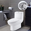 Miniatyrbilde 2 av 5: Universal Toalettknapp Enkelt/Dobbelt Knapp Spylventilutskifting Passer 38mm-E