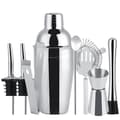 8-delat cocktailset, barset, shaker 550ml - Rostfritt stål Silver