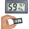 Miniatyrbild 4 av 6: INF Mini LCD Hygrometer / Termometer Grå