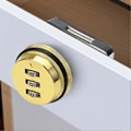 Miniatyrbild 2 av 4: 1 Set Digitalt Lösenordslås Förtjockad 3-siffrig Design Zinklegering Postlåda Låda Säkerhetsnummer Kodlås Daglig Användning Mengxi Golden