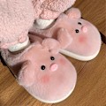 Pikkukuva 4 / 5: Piirretty kirahvi-puuvillaiset tossut, talviset sisä- ja ulkotossut naisille F 40