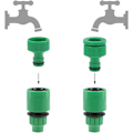Miniatyrbilde 4 av 5: 5 stk sourcing map Hurtigkobling Slange Rør Adapter Beslag 8mm Inner Diameter Slange Slange til Hage Irrigasjonssystem
