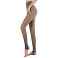 Miniatyrbilde 1 av 5: Dame Vinter Leggings Tykke Bukser Hud-transparent Fleeceforet Termiske Leggings C-90g thin section