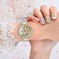 Miniatyrbillede 5 af 5: Guld Leopard Ur Bling Dame Quartz Ur Rose Gold
